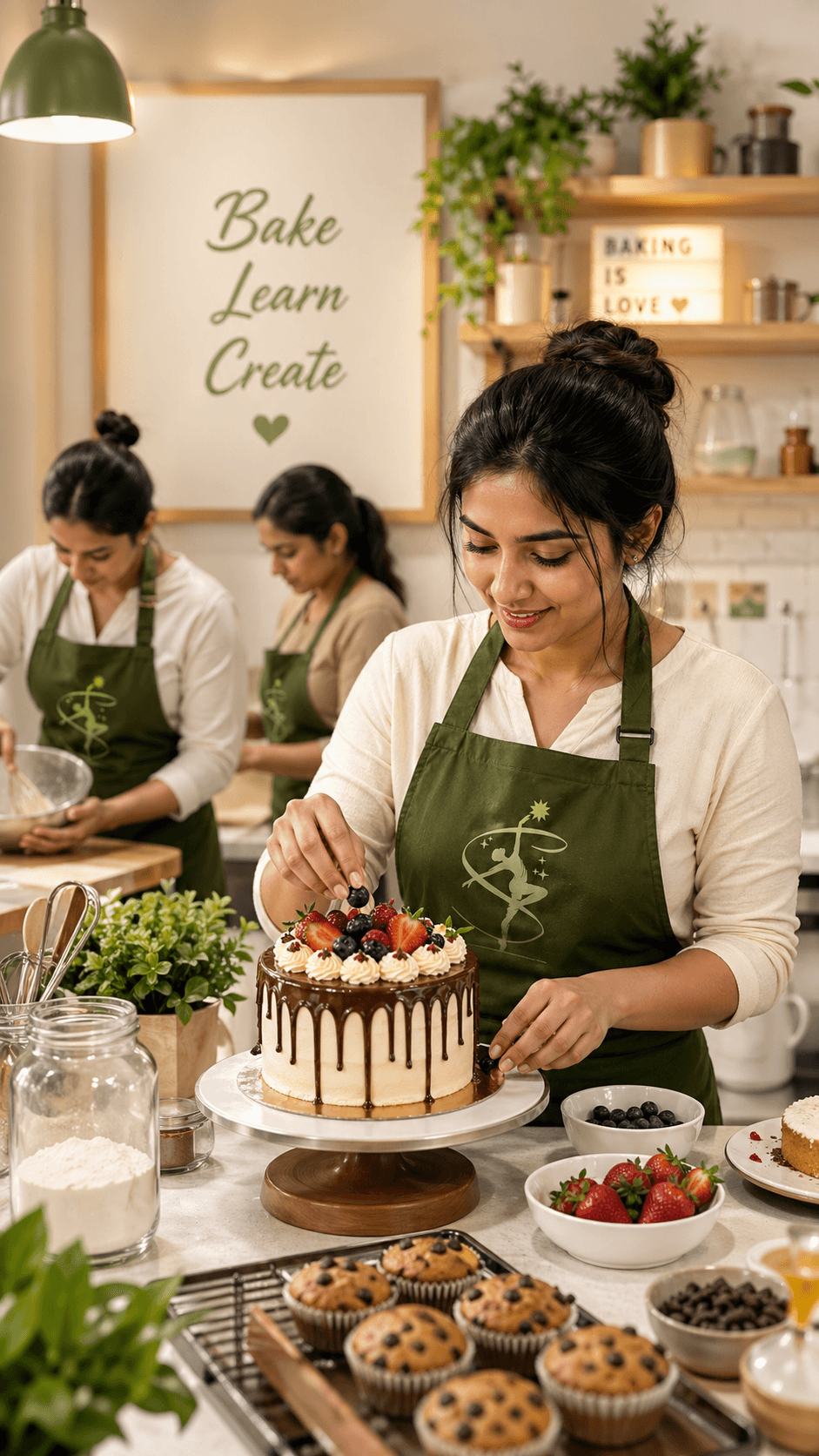 Baking course in practice